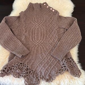 Gorgeous brown sweater/turtleneck